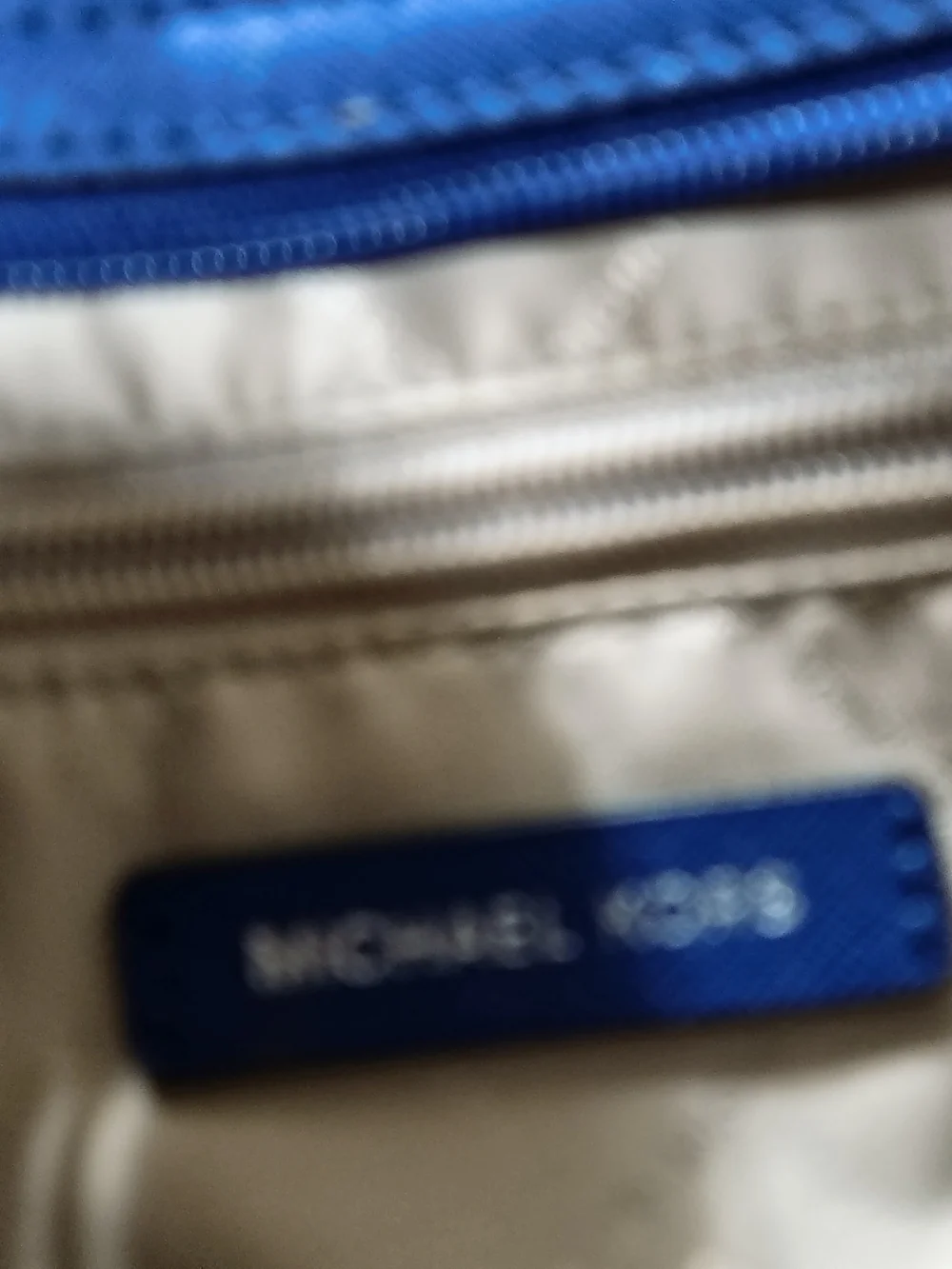 Michael Kors Navy Leather Crossbody Bag